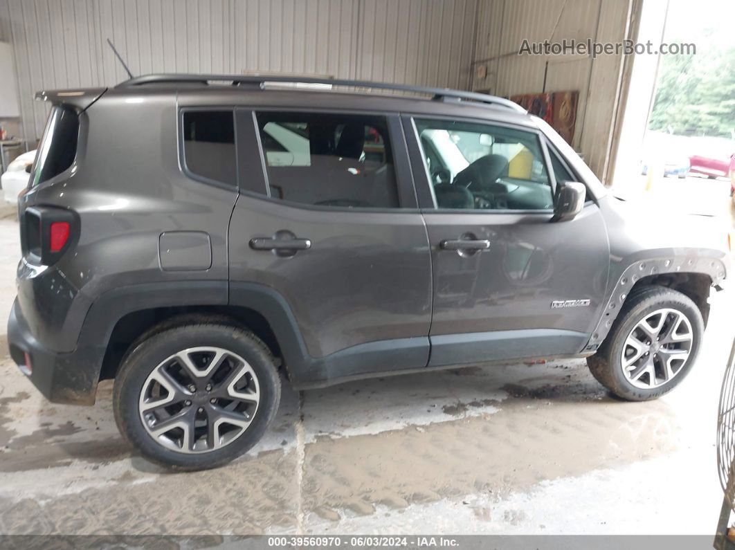 2017 Jeep Renegade Latitude 4x4 Gray vin: ZACCJBBBXHPE51740