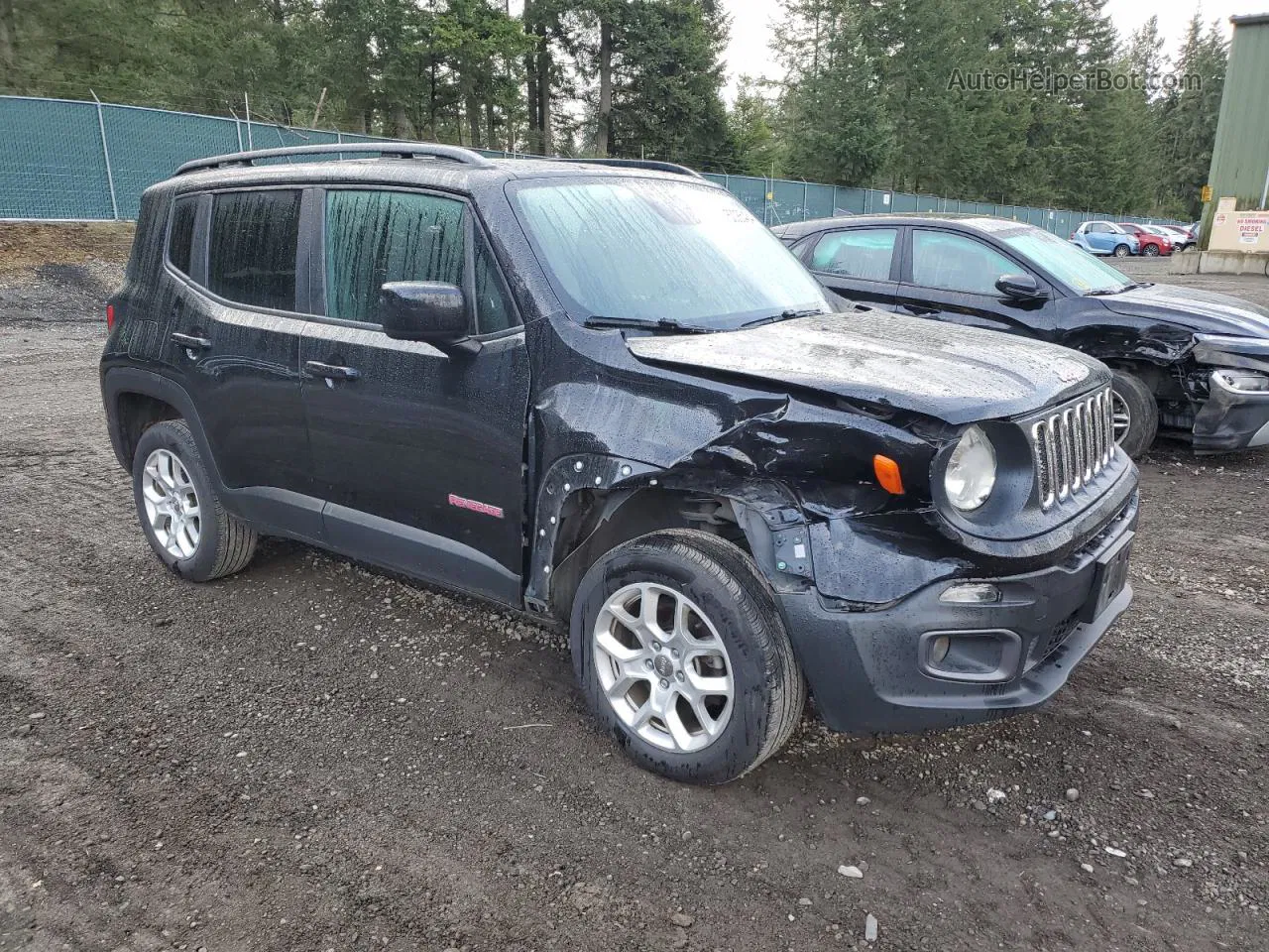 2017 Jeep Renegade Latitude Black vin: ZACCJBBBXHPF39798