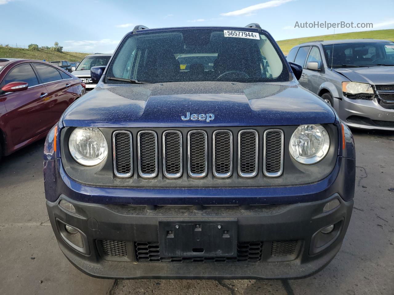 2017 Jeep Renegade Latitude Blue vin: ZACCJBBBXHPF99547