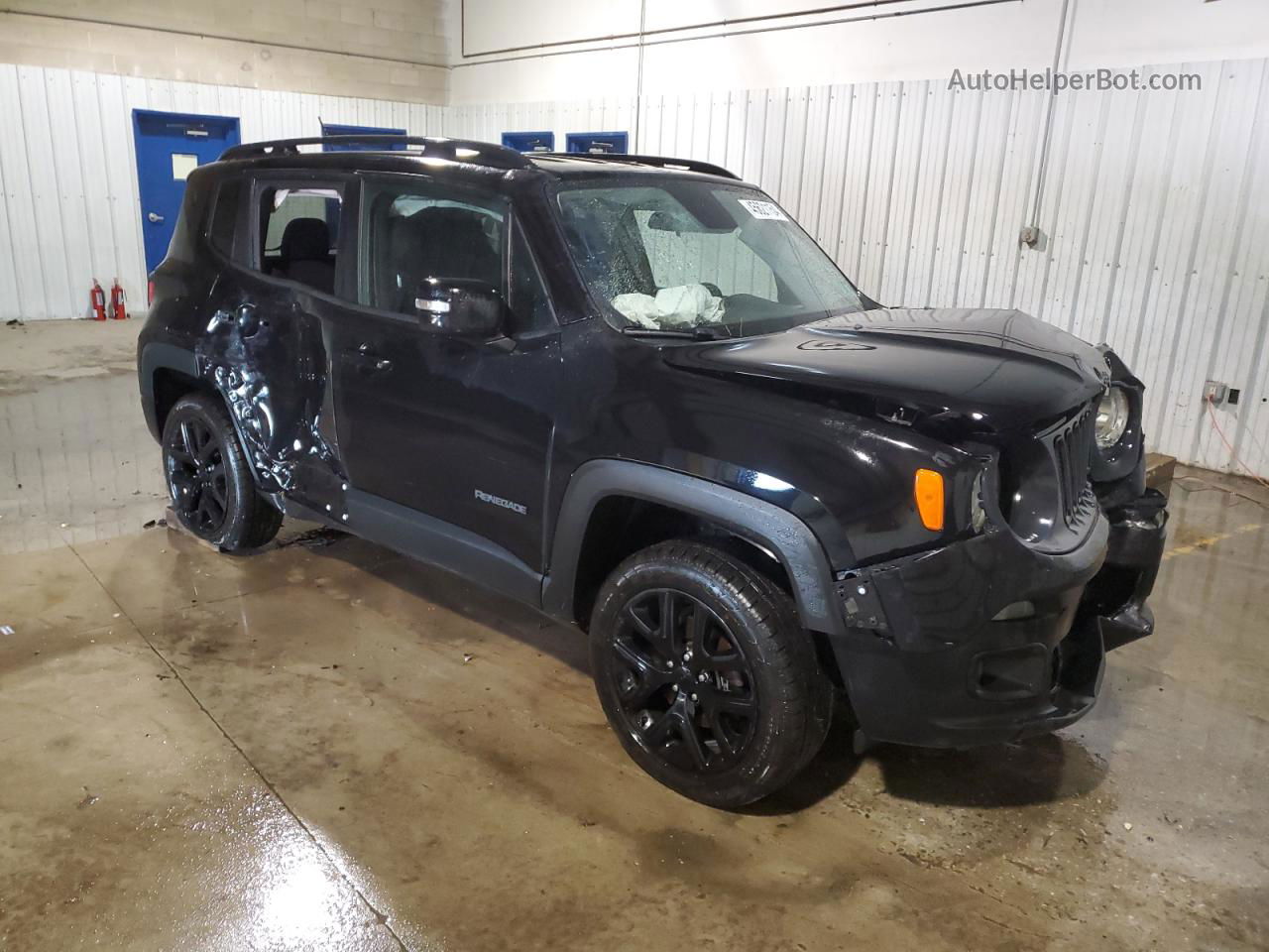 2017 Jeep Renegade Latitude Черный vin: ZACCJBBBXHPG40517