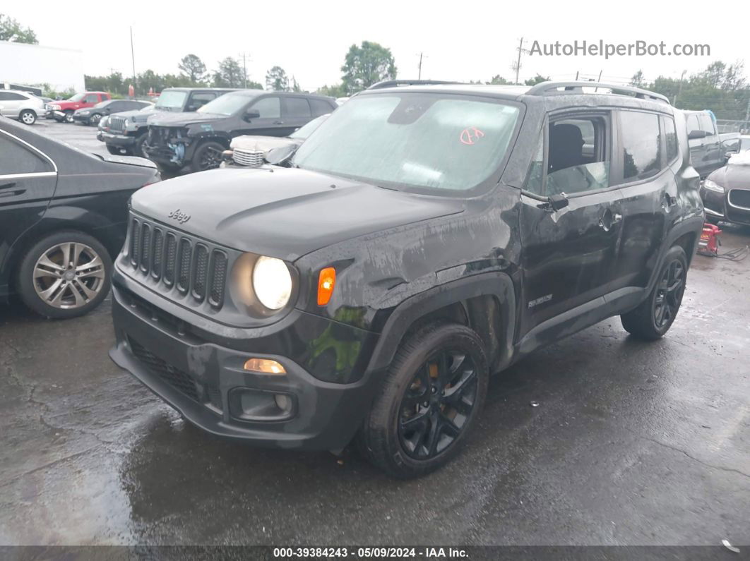 2018 Jeep Renegade Altitude 4x4 Black vin: ZACCJBBBXJPG79436