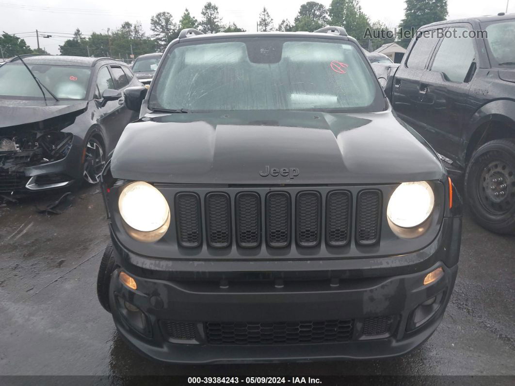 2018 Jeep Renegade Altitude 4x4 Black vin: ZACCJBBBXJPG79436