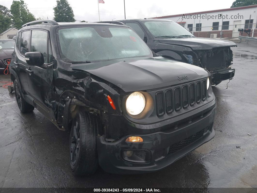 2018 Jeep Renegade Altitude 4x4 Black vin: ZACCJBBBXJPG79436