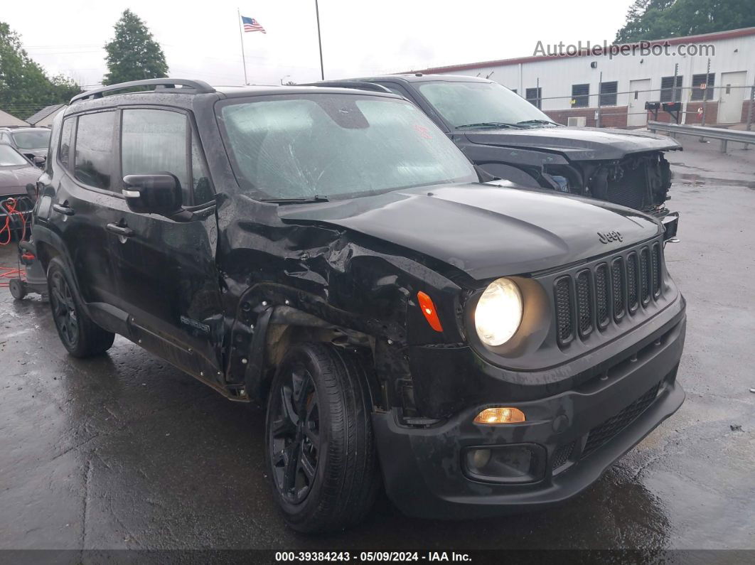 2018 Jeep Renegade Altitude 4x4 Black vin: ZACCJBBBXJPG79436