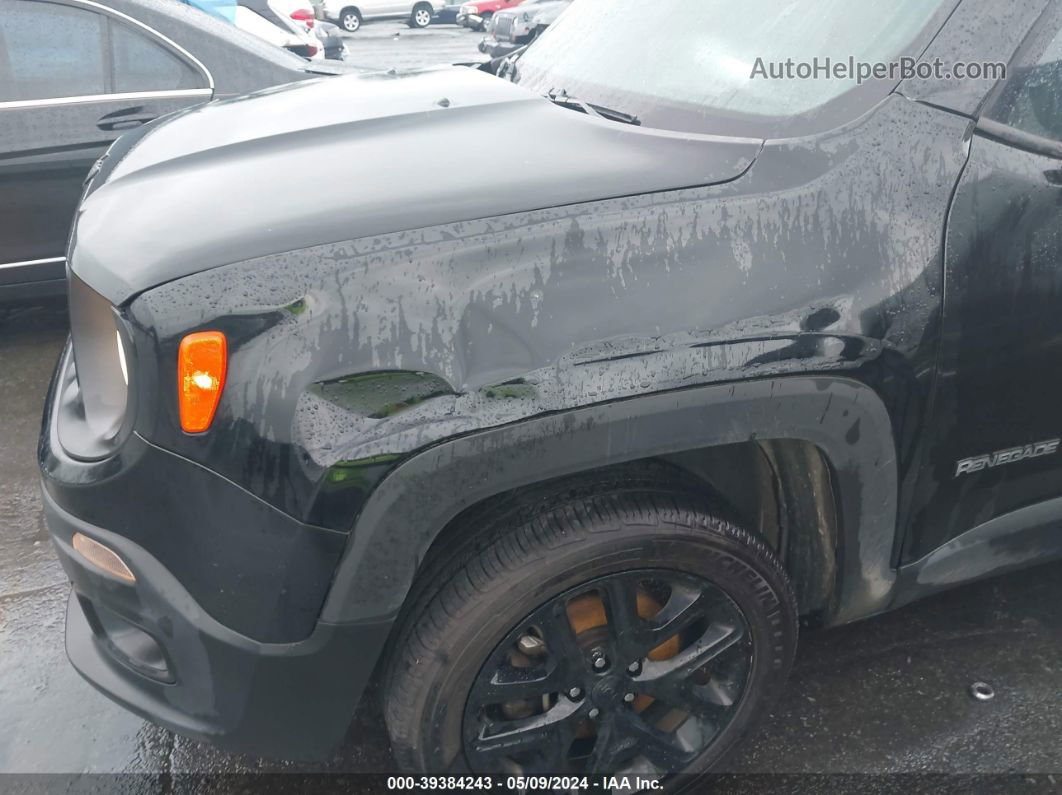 2018 Jeep Renegade Altitude 4x4 Black vin: ZACCJBBBXJPG79436