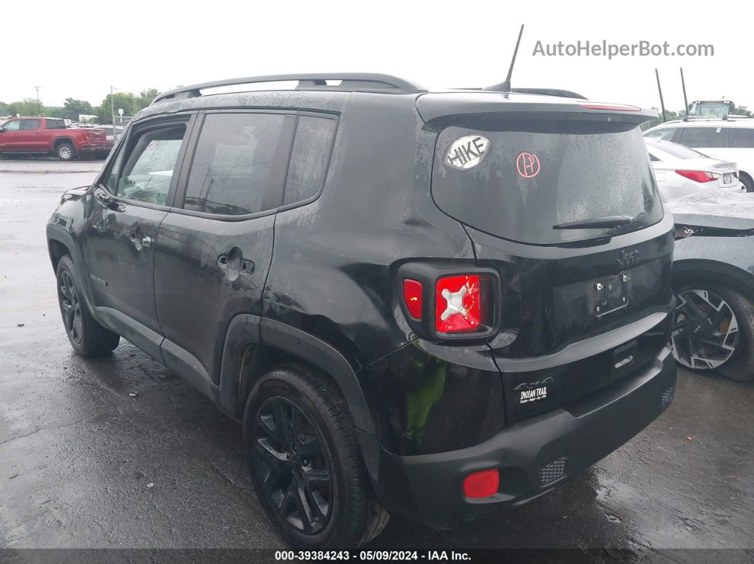 2018 Jeep Renegade Altitude 4x4 Black vin: ZACCJBBBXJPG79436