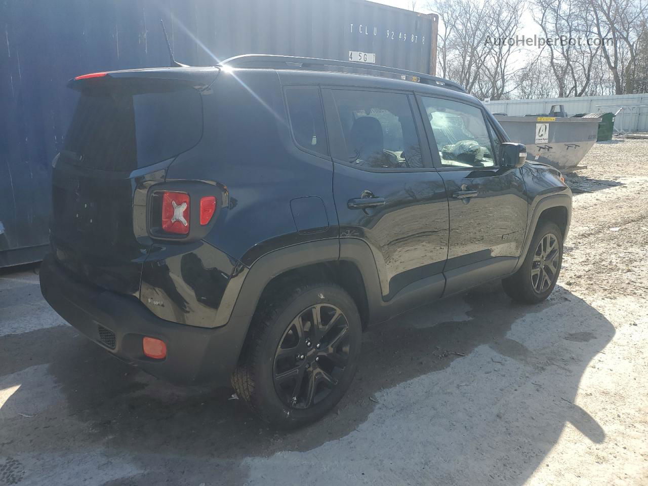 2018 Jeep Renegade Latitude Black vin: ZACCJBBBXJPG87309