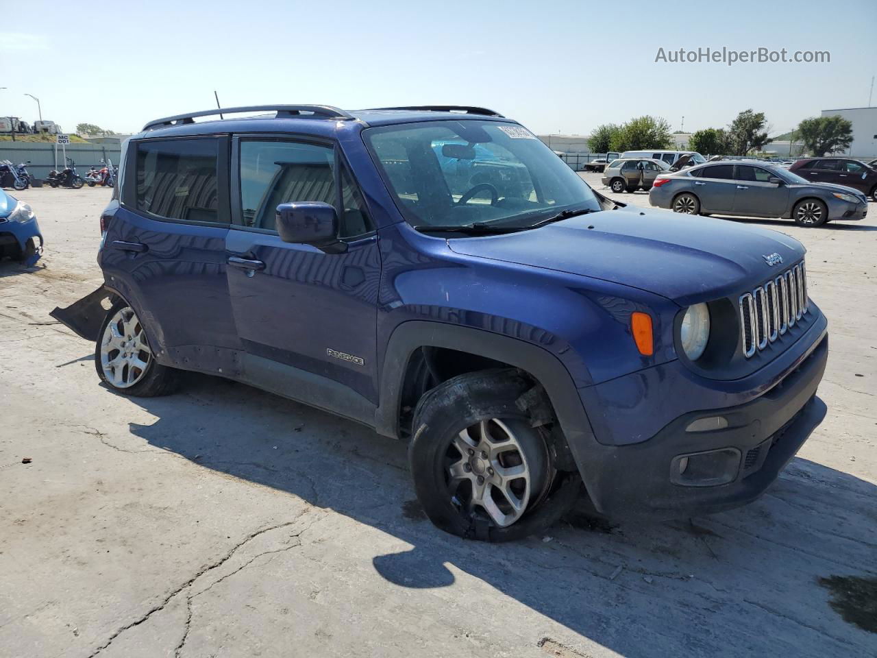 2018 Jeep Renegade Latitude Blue vin: ZACCJBBBXJPH31759