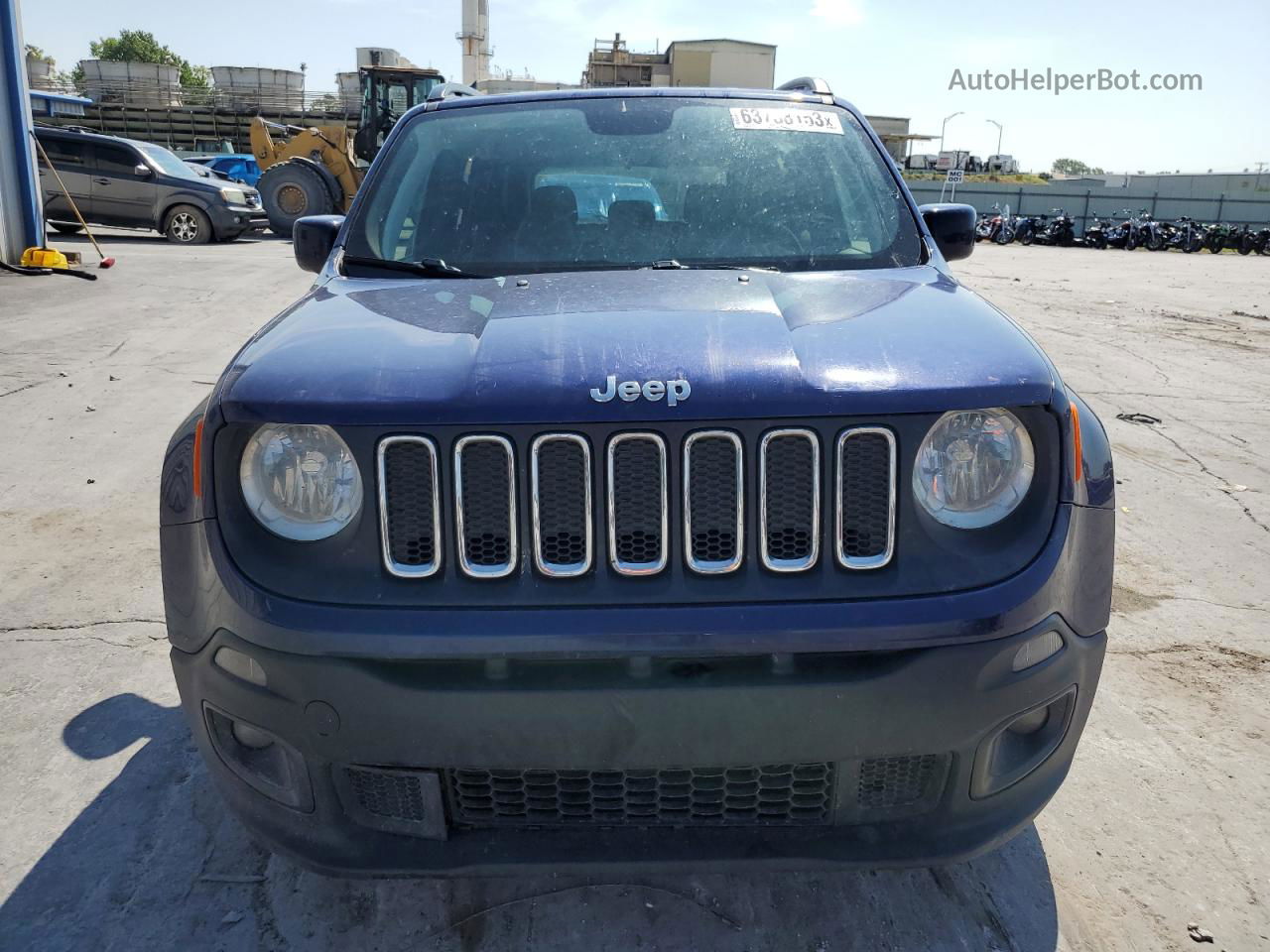 2018 Jeep Renegade Latitude Синий vin: ZACCJBBBXJPH31759