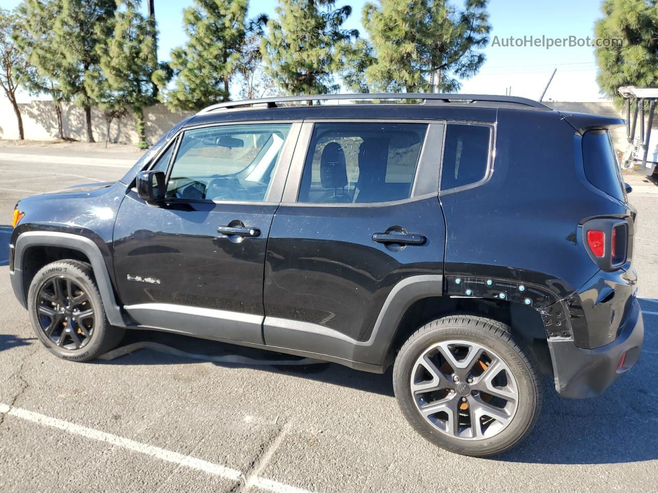 2018 Jeep Renegade Latitude Black vin: ZACCJBBBXJPH56659