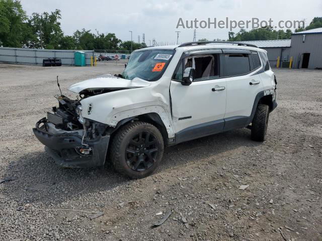 2018 Jeep Renegade Latitude White vin: ZACCJBBBXJPH93887