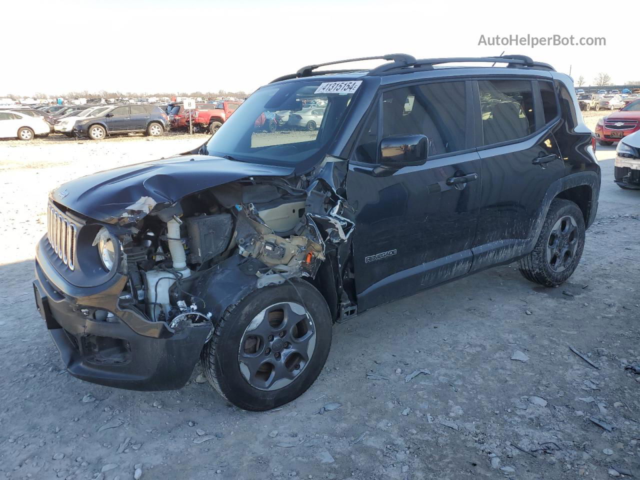 2015 Jeep Renegade Latitude Black vin: ZACCJBBH0FPB59367