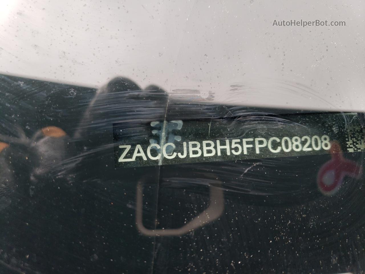 2015 Jeep Renegade Latitude Черный vin: ZACCJBBH5FPC08208