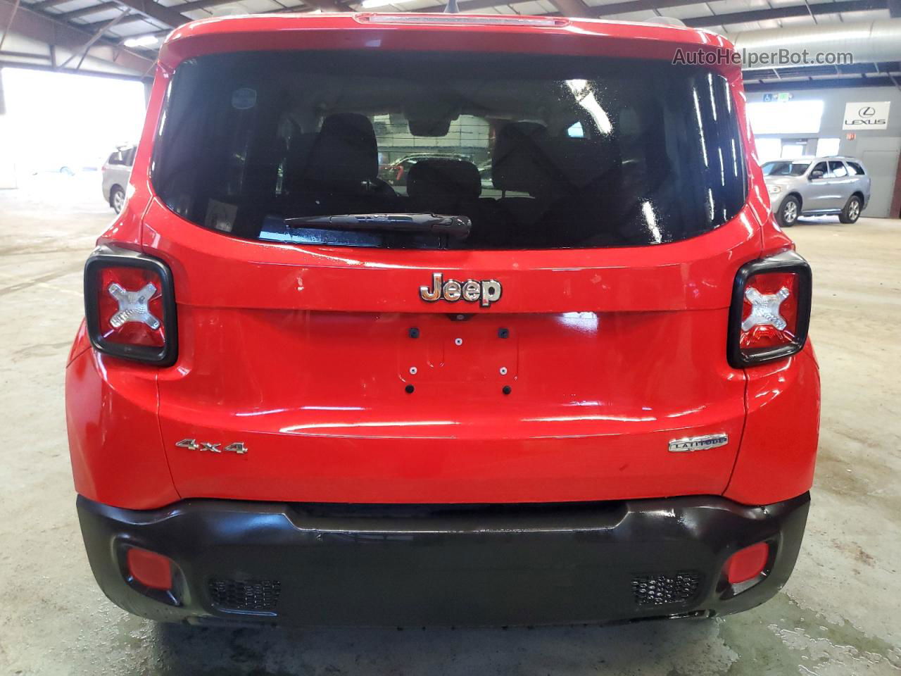 2015 Jeep Renegade Latitude Красный vin: ZACCJBBH5FPC10427