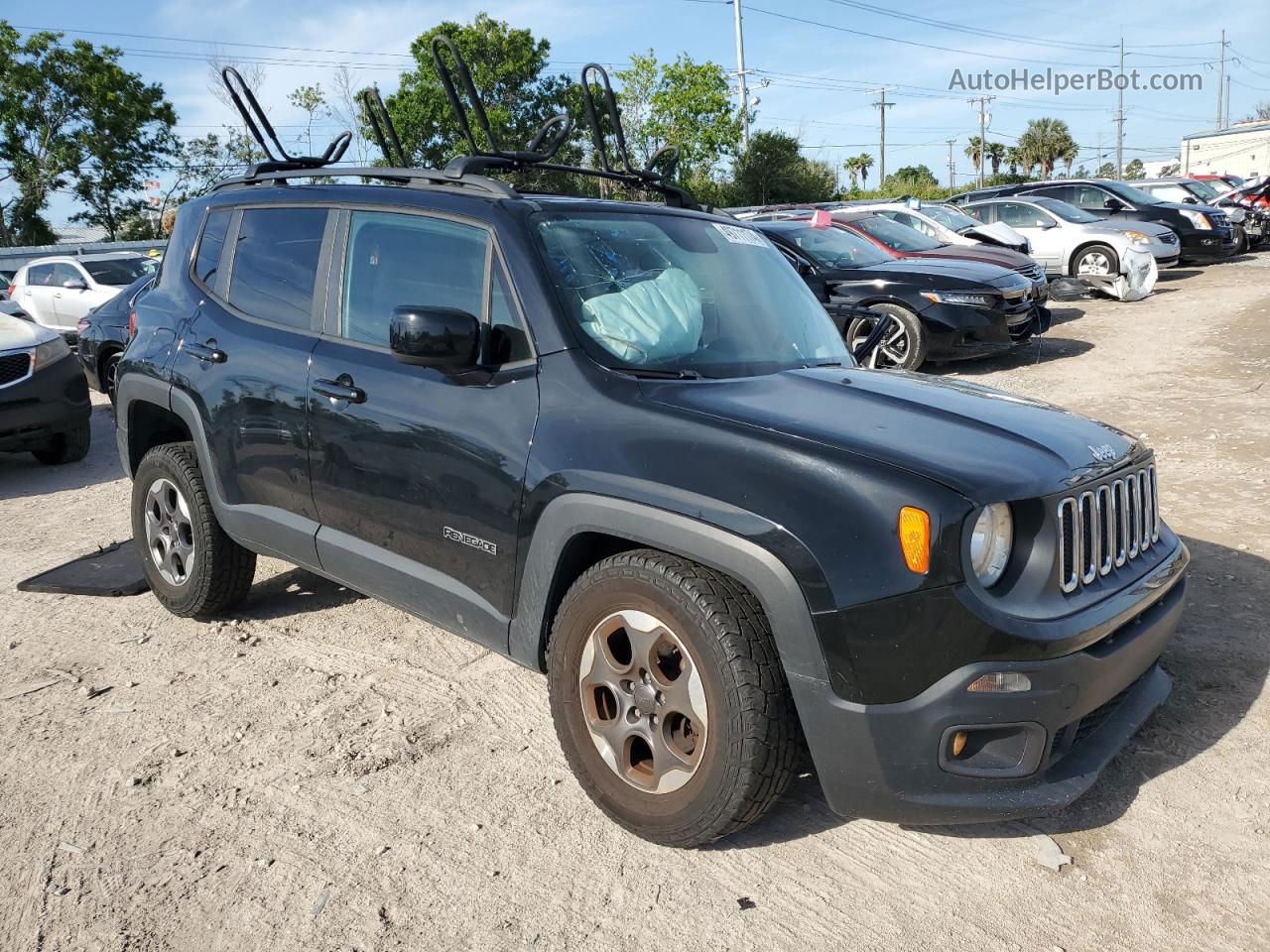 2015 Jeep Renegade Latitude Black vin: ZACCJBBH8FPC18764