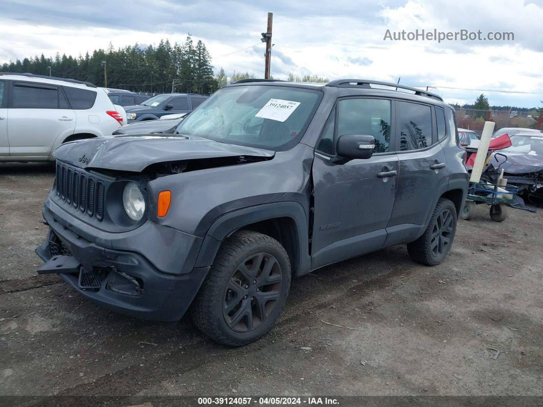 2018 Jeep Renegade Altitude 4x4 Gray vin: ZACCJBBH8JPG96966