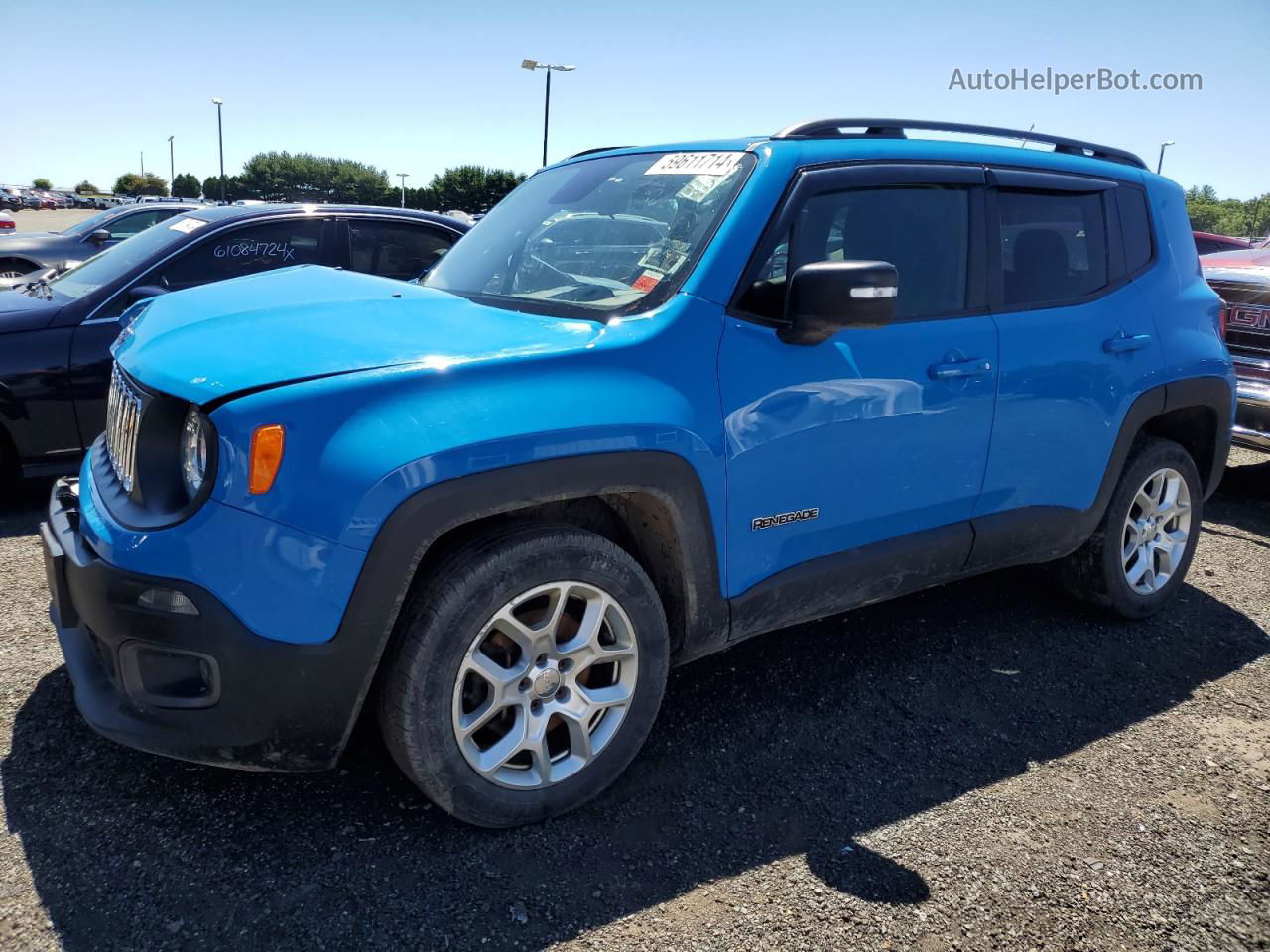 2015 Jeep Renegade Latitude Blue vin: ZACCJBBT0FPB32482