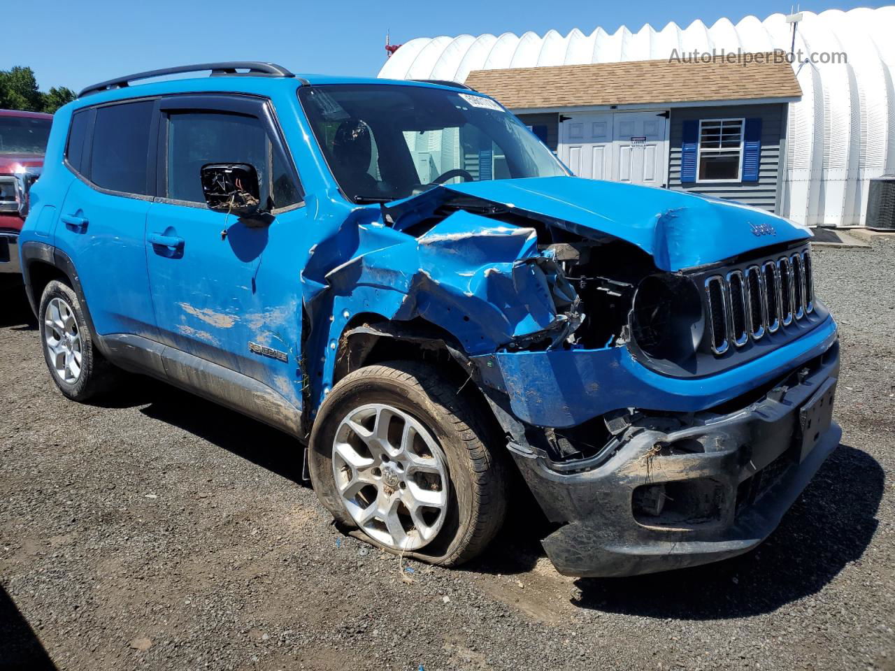 2015 Jeep Renegade Latitude Blue vin: ZACCJBBT0FPB32482