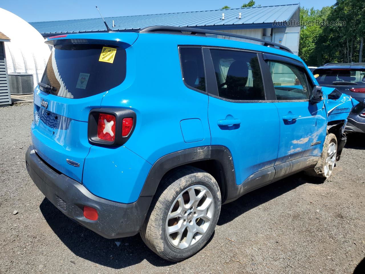 2015 Jeep Renegade Latitude Blue vin: ZACCJBBT0FPB32482