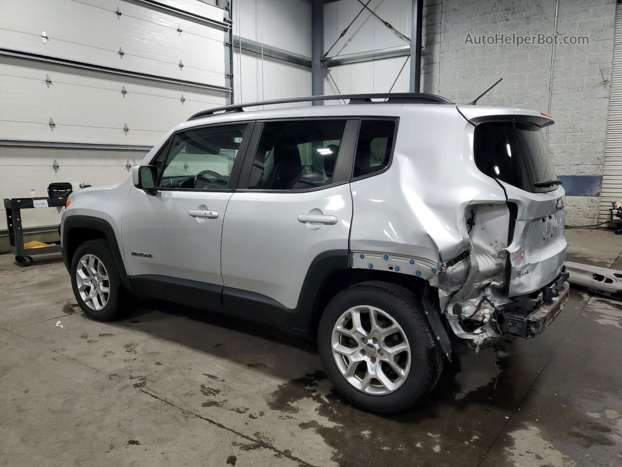 2015 Jeep Renegade Latitude Silver vin: ZACCJBBT0FPB55749