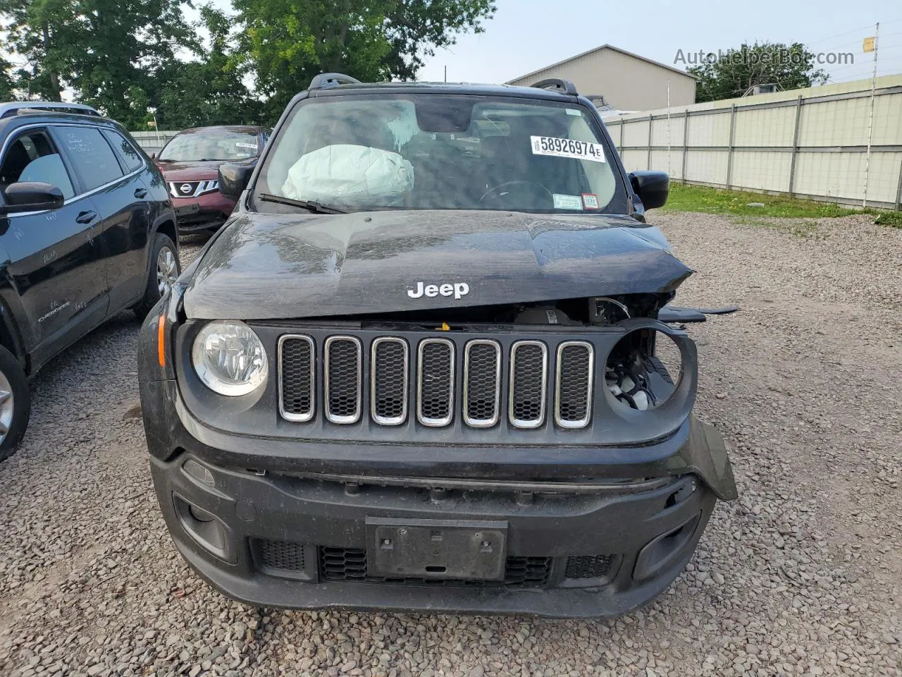 2015 Jeep Renegade Latitude Black vin: ZACCJBBT0FPB61211