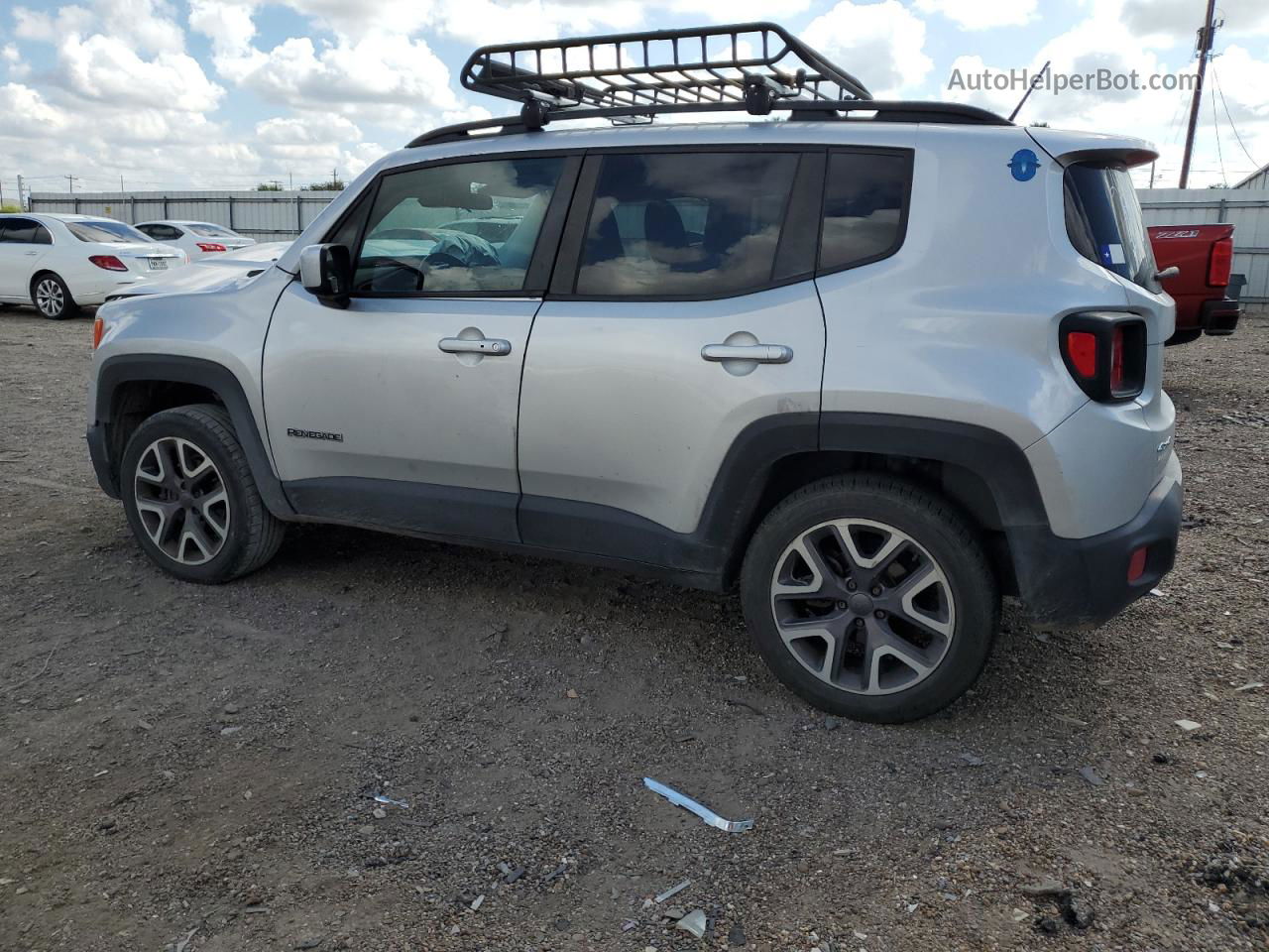 2015 Jeep Renegade Latitude Silver vin: ZACCJBBT0FPB62782