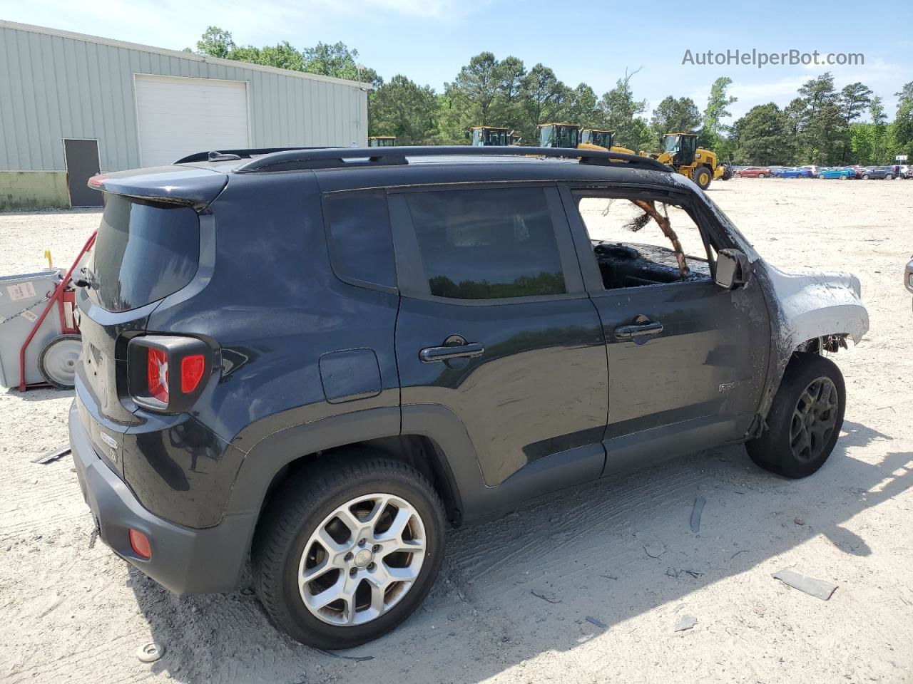 2015 Jeep Renegade Latitude Черный vin: ZACCJBBT0FPB63187