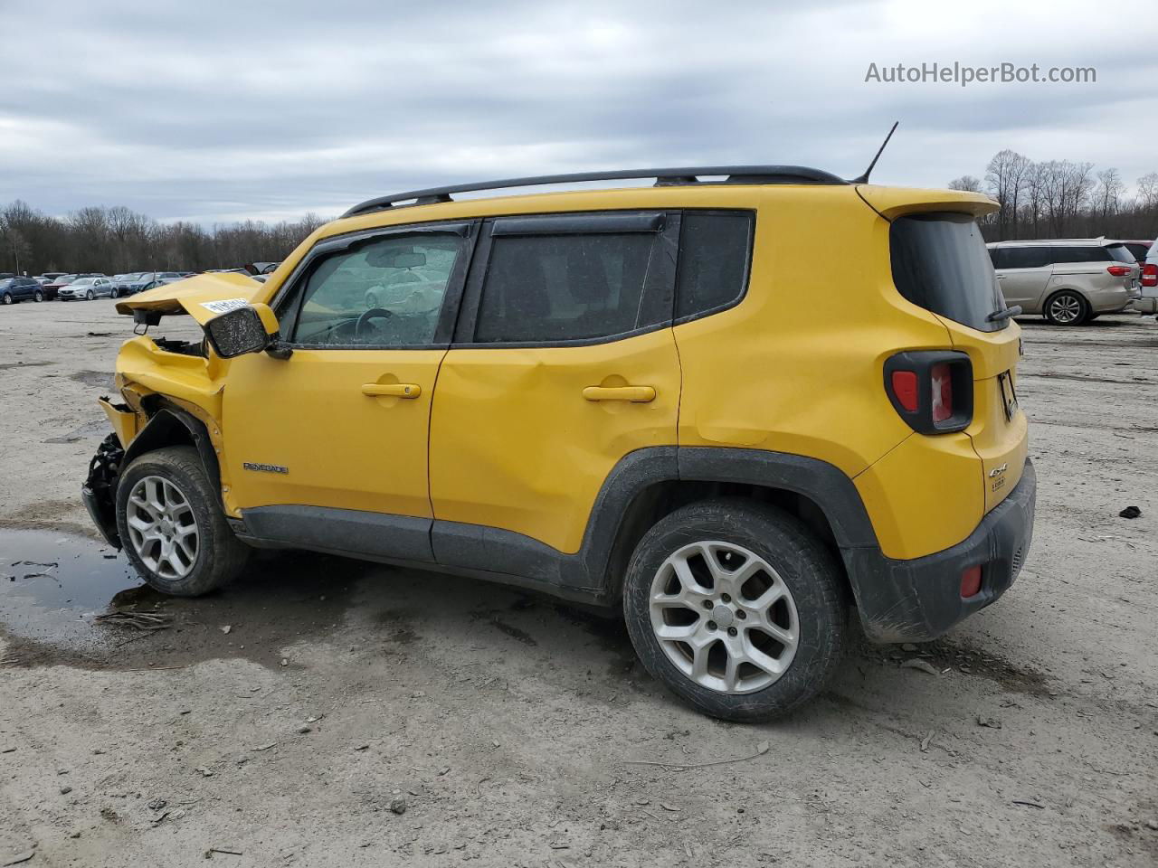 2015 Jeep Renegade Latitude Yellow vin: ZACCJBBT0FPB63980