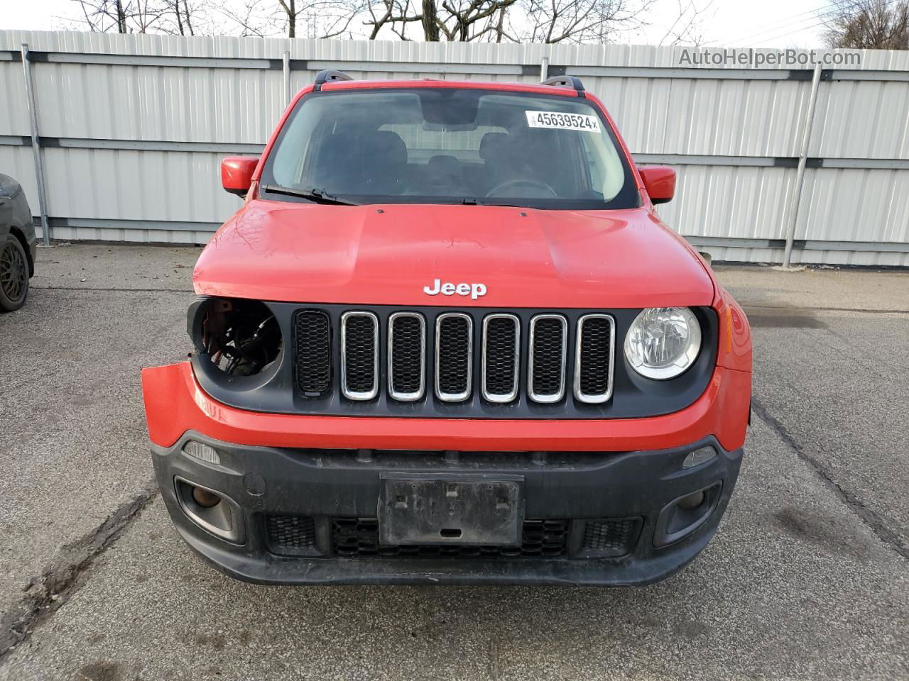 2015 Jeep Renegade Latitude Red vin: ZACCJBBT0FPB64588