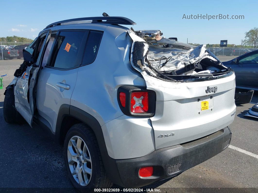 2015 Jeep Renegade Latitude Silver vin: ZACCJBBT0FPB65722