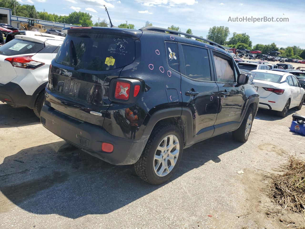 2015 Jeep Renegade Latitude Black vin: ZACCJBBT0FPB67202