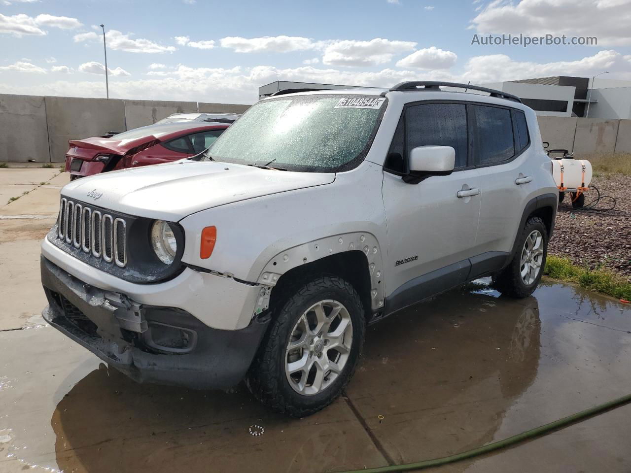 2015 Jeep Renegade Latitude Серый vin: ZACCJBBT0FPB73786