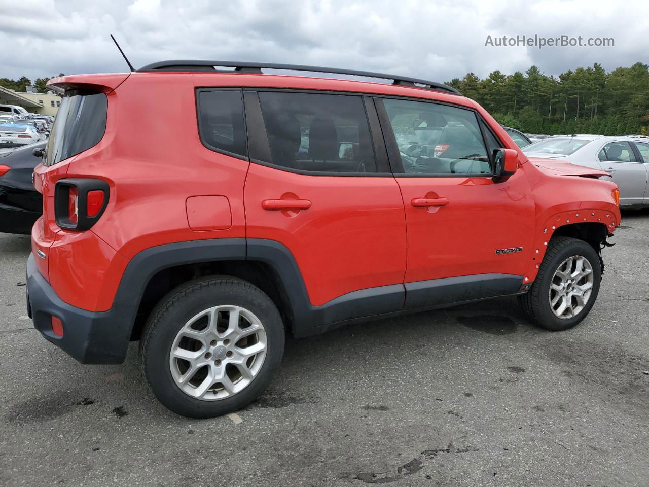 2015 Jeep Renegade Latitude Red vin: ZACCJBBT0FPB80337