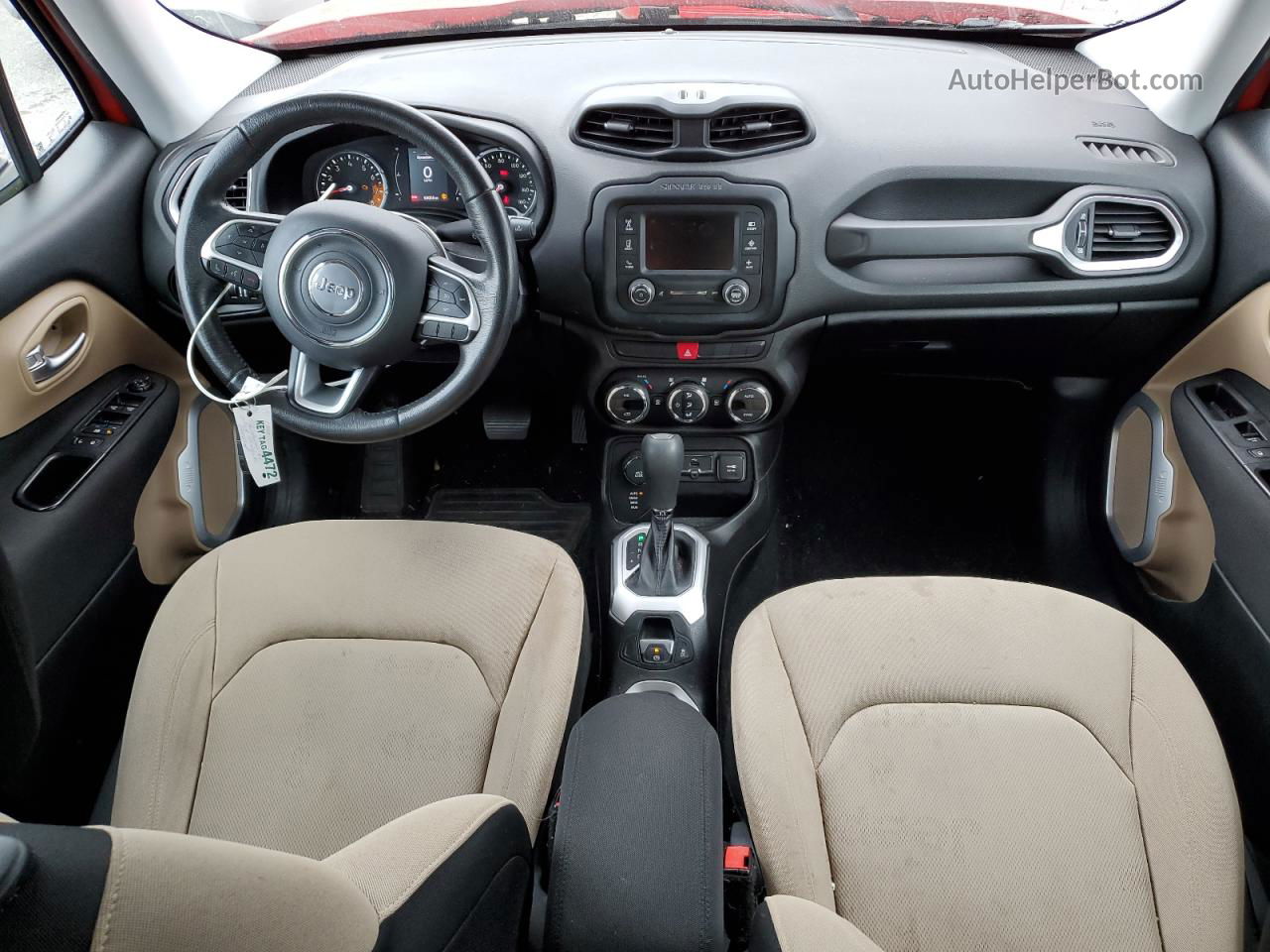 2015 Jeep Renegade Latitude Красный vin: ZACCJBBT0FPB80337