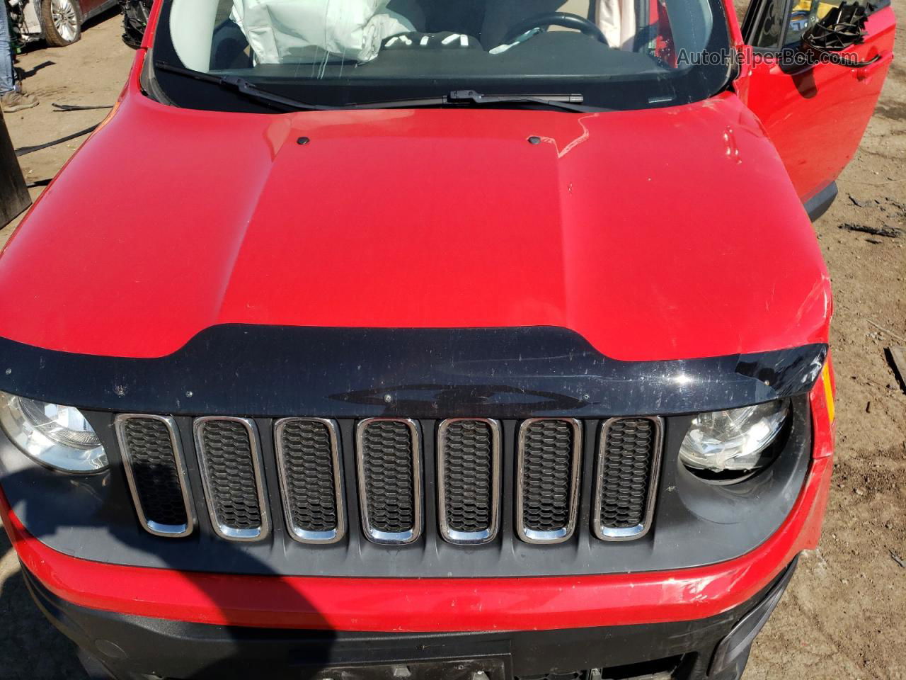 2015 Jeep Renegade Latitude Red vin: ZACCJBBT0FPB80533