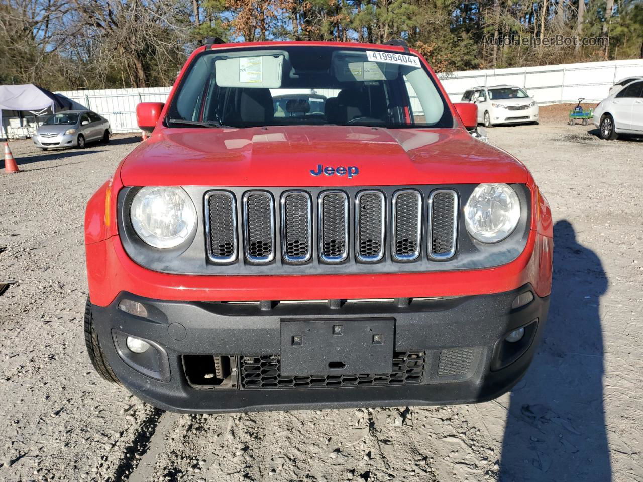 2015 Jeep Renegade Latitude Red vin: ZACCJBBT0FPC23221