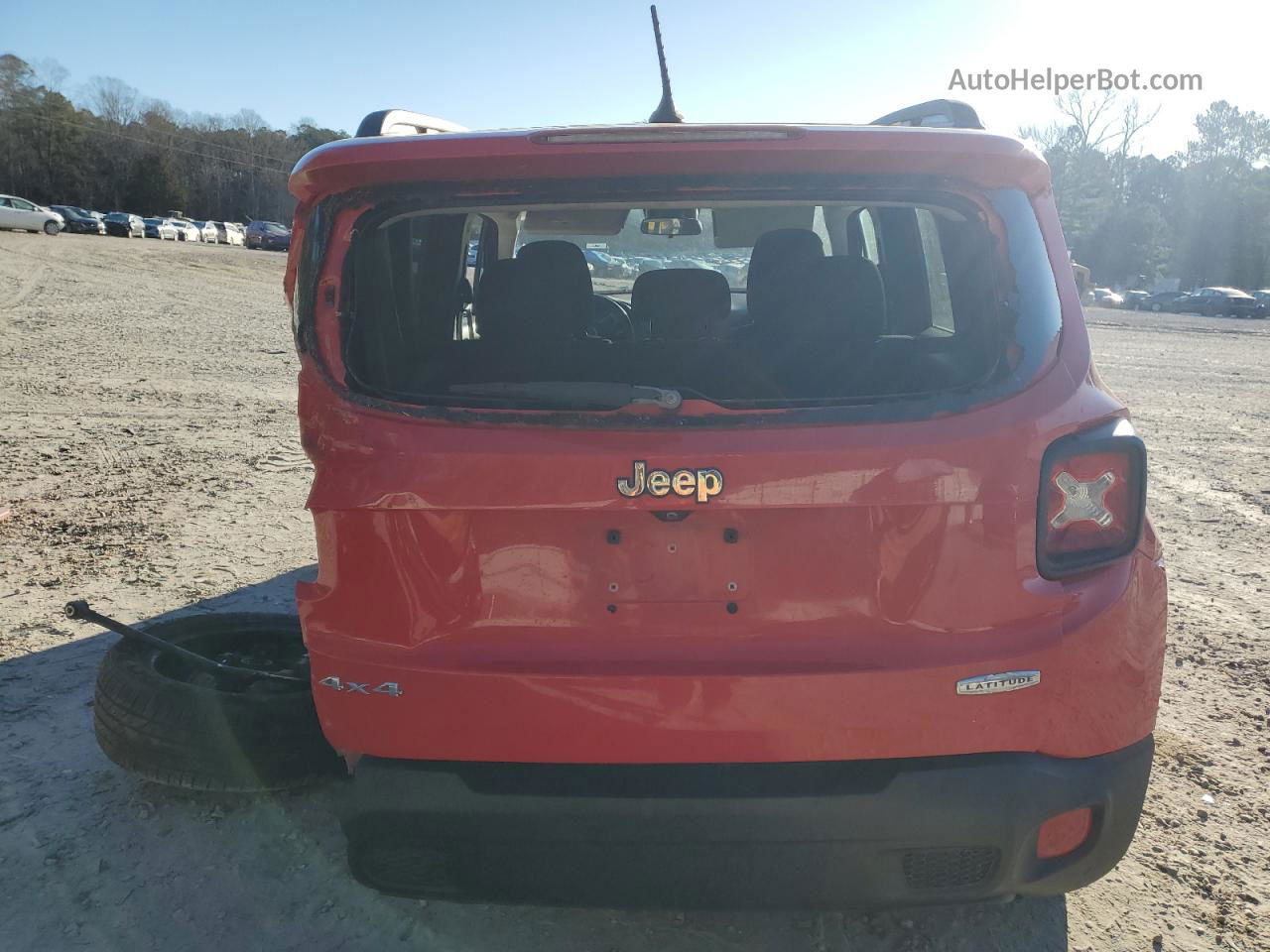 2015 Jeep Renegade Latitude Красный vin: ZACCJBBT0FPC23221