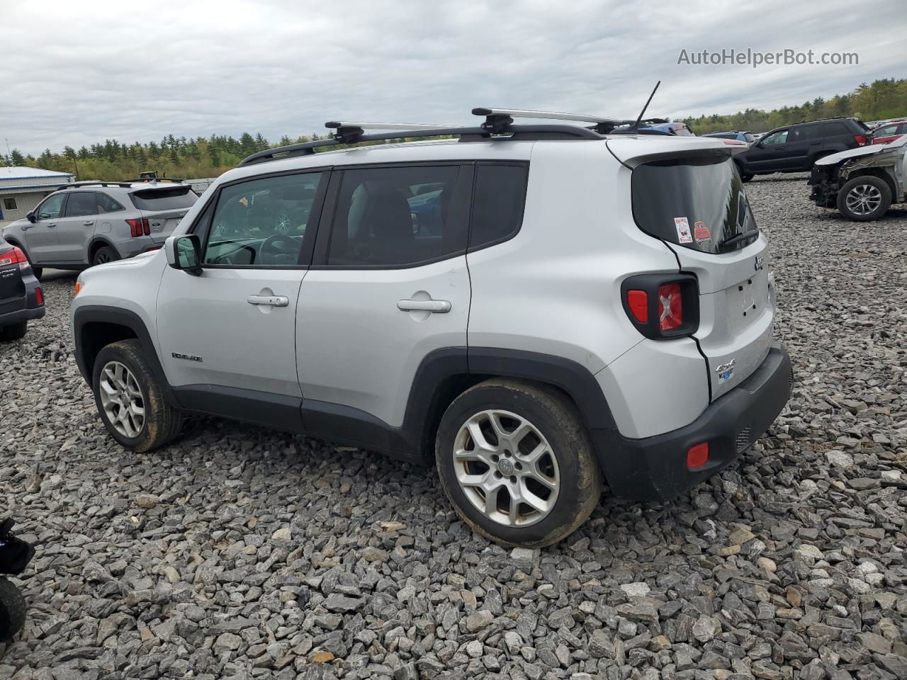 2015 Jeep Renegade Latitude Silver vin: ZACCJBBT0FPC26197