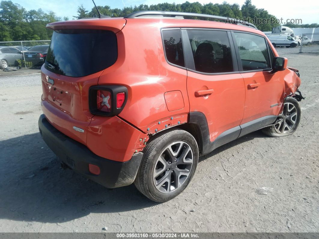 2015 Jeep Renegade Latitude Orange vin: ZACCJBBT1FPC31120