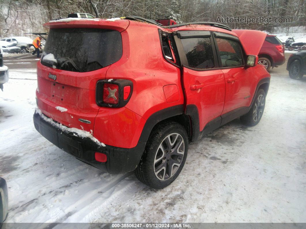 2015 Jeep Renegade Latitude Red vin: ZACCJBBT2FPB30734