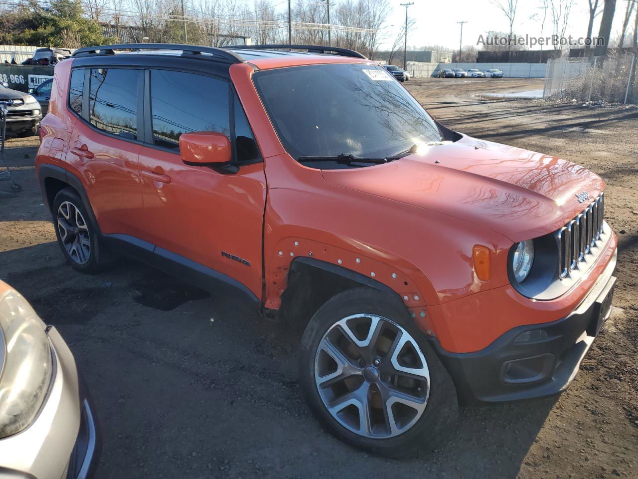 2015 Jeep Renegade Latitude Оранжевый vin: ZACCJBBT2FPB34573