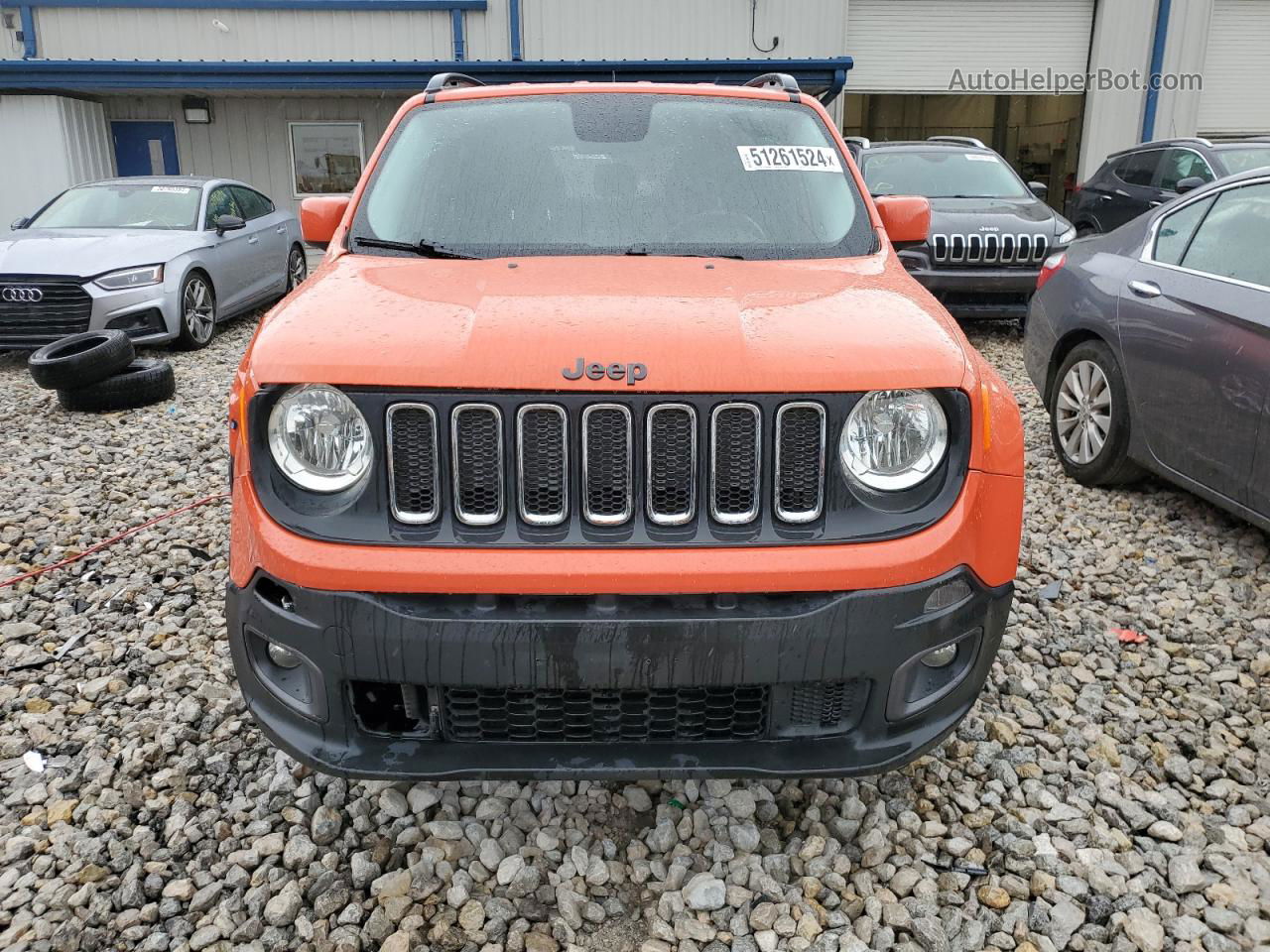 2015 Jeep Renegade Latitude Orange vin: ZACCJBBT2FPC15458