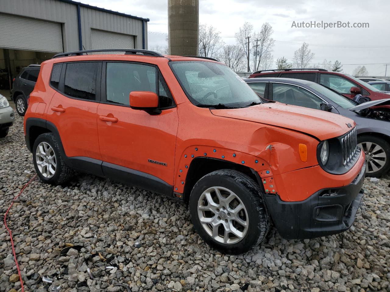 2015 Jeep Renegade Latitude Оранжевый vin: ZACCJBBT2FPC15458