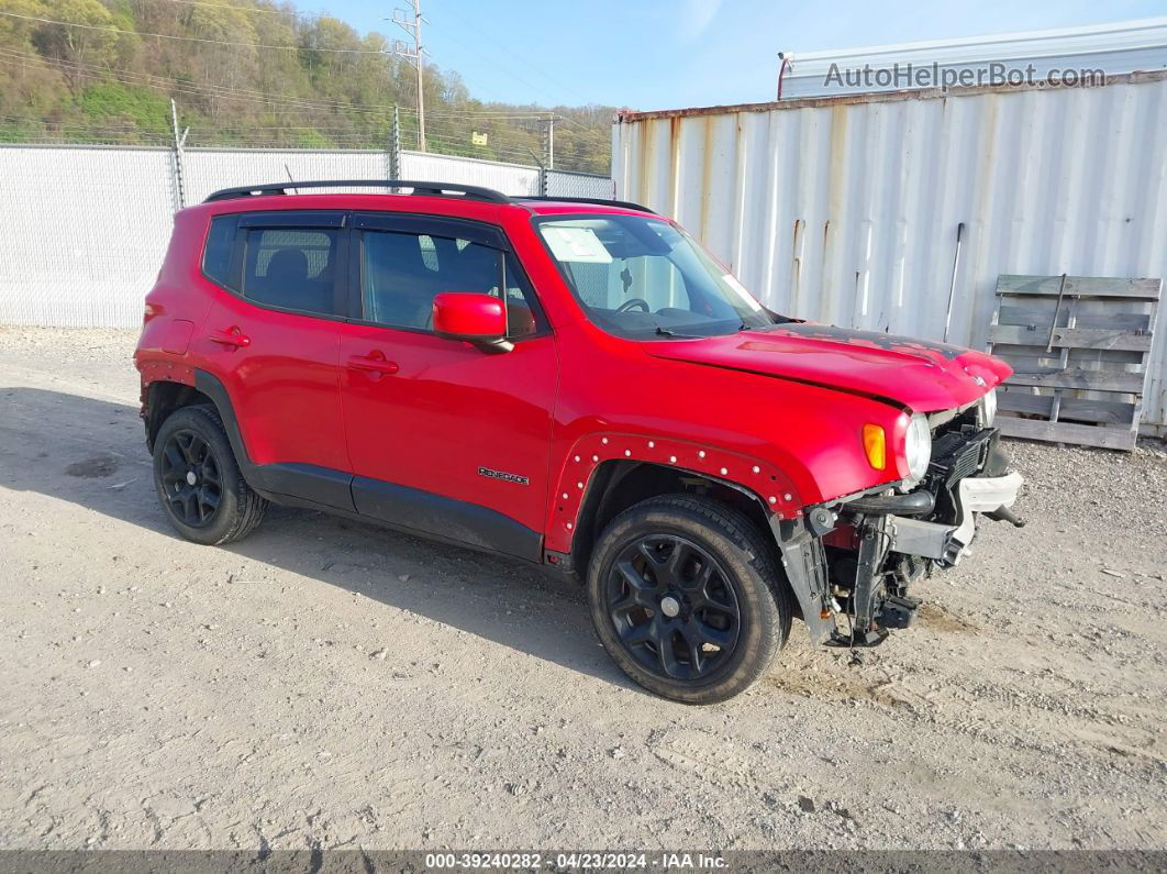 2015 Jeep Renegade Latitude Red vin: ZACCJBBT2FPC28937