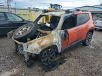 2015 Jeep Renegade Latitude Orange vin: ZACCJBBT2FPC35211