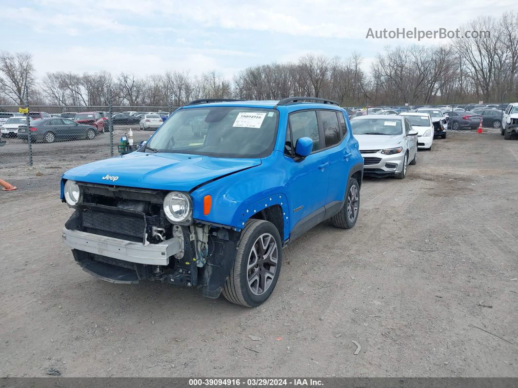 2015 Jeep Renegade Latitude Blue vin: ZACCJBBT3FPC13198