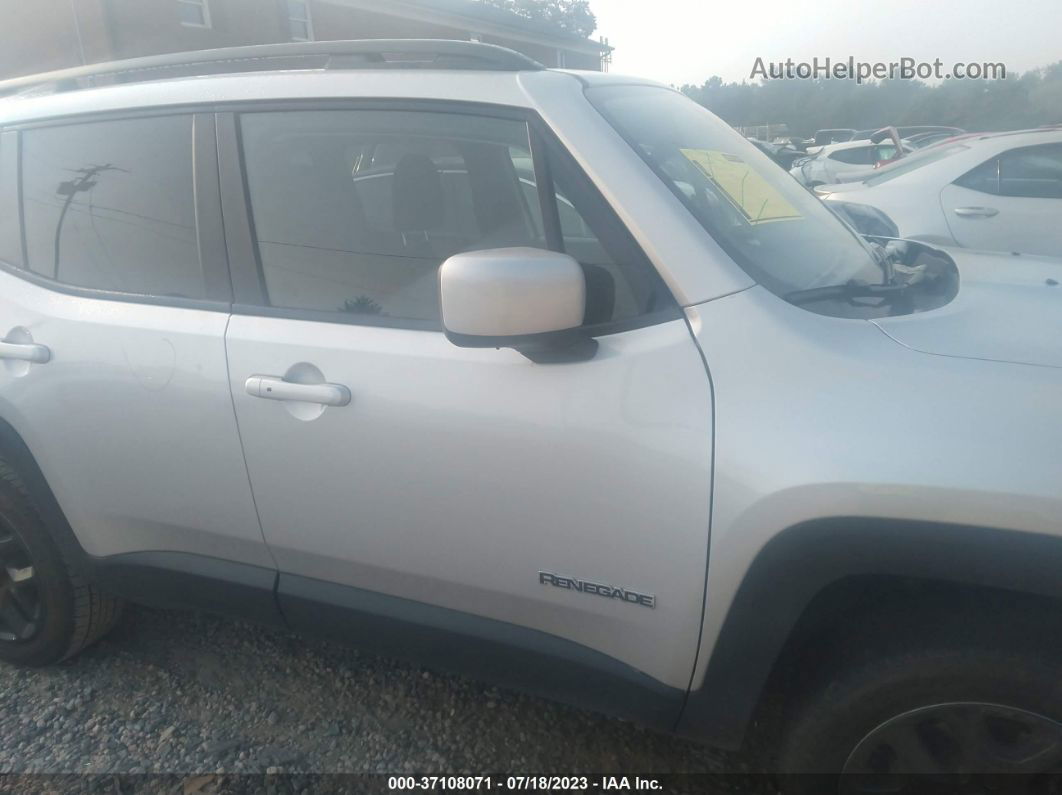 2015 Jeep Renegade Latitude Silver vin: ZACCJBBT3FPC32320