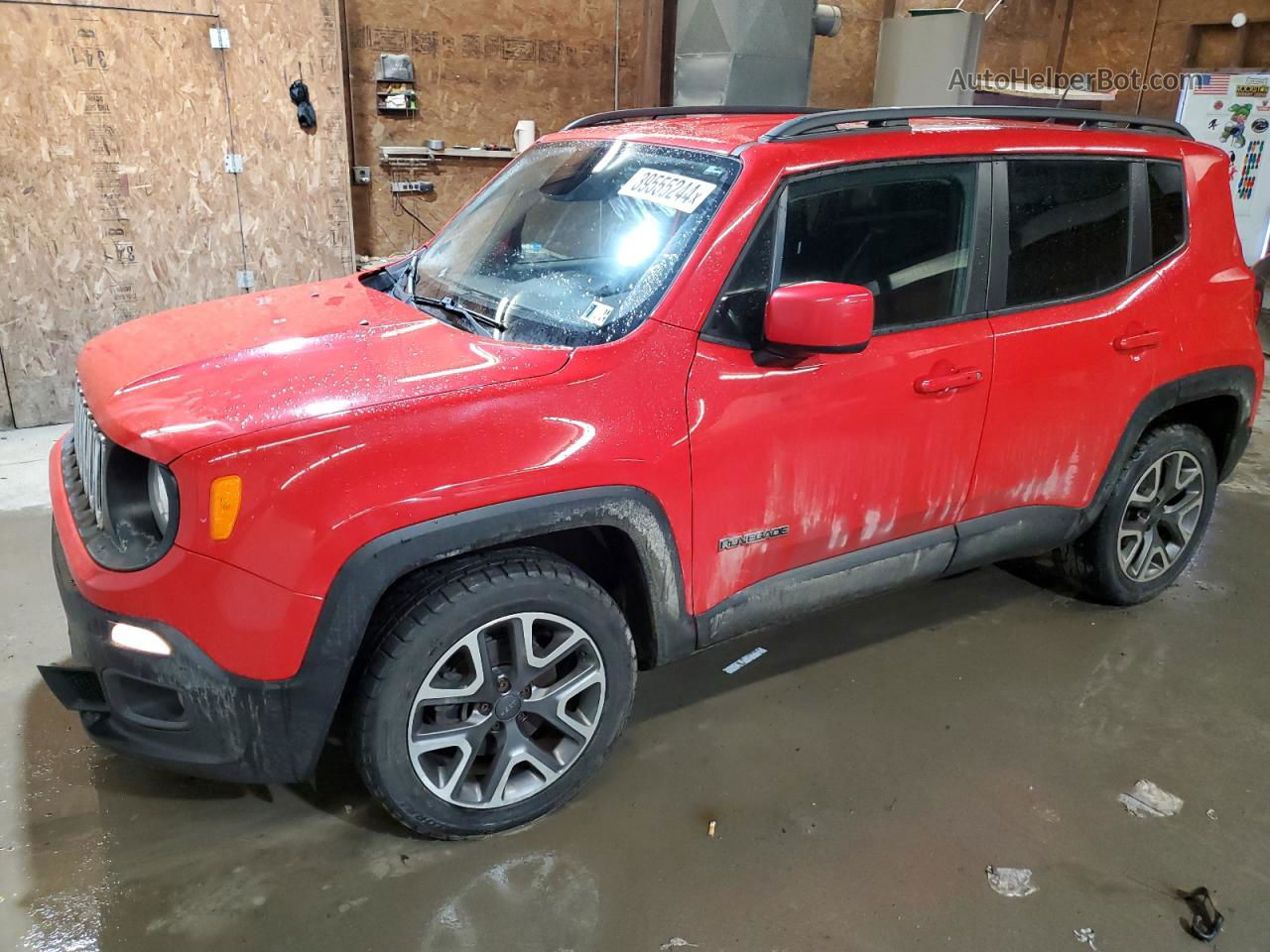 2015 Jeep Renegade Latitude Red vin: ZACCJBBT3FPC42376