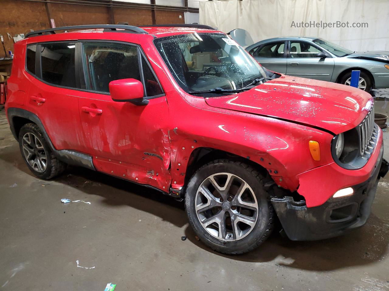 2015 Jeep Renegade Latitude Red vin: ZACCJBBT3FPC42376