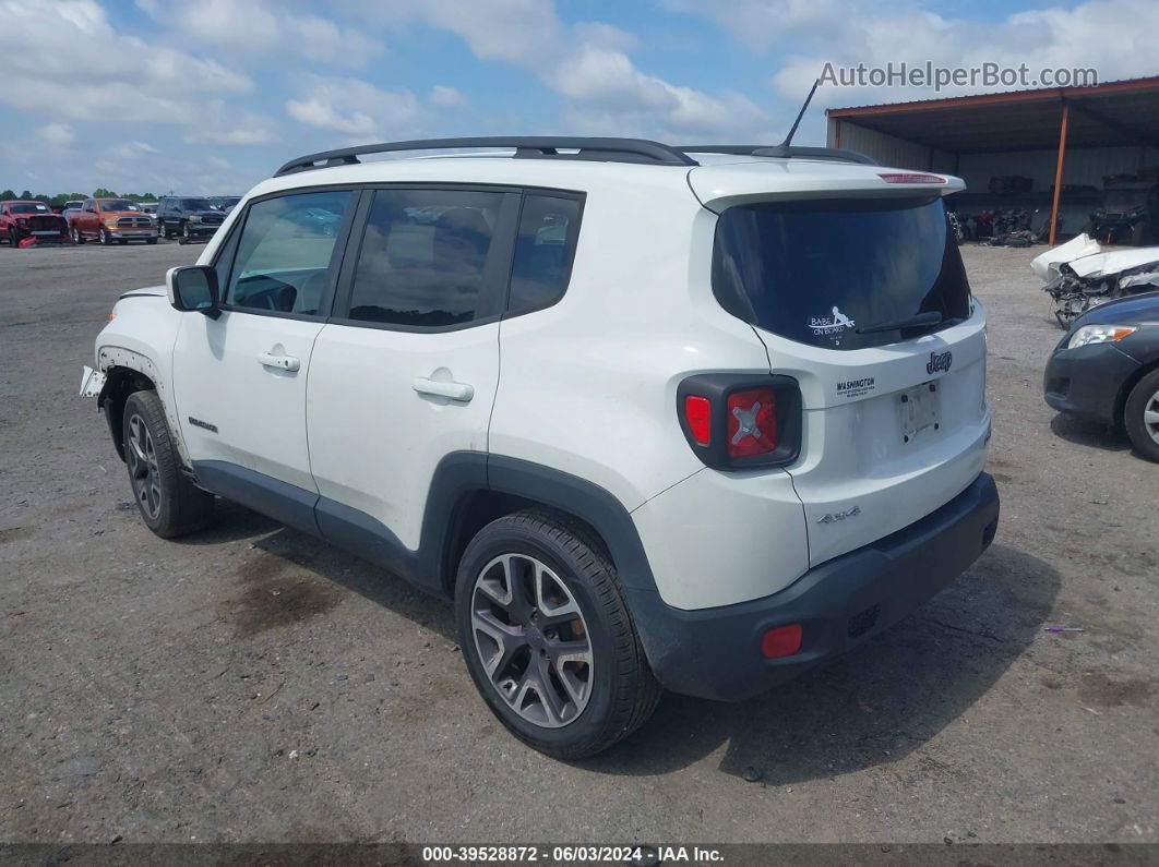 2015 Jeep Renegade Latitude White vin: ZACCJBBT4FPC14859